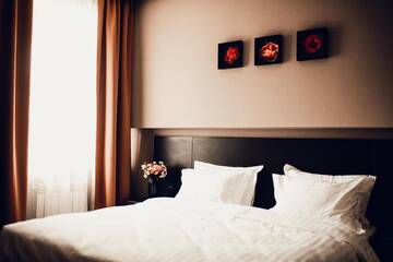 Люкс с кроватью размера «king-size» в Отеле Astana Central Hotel